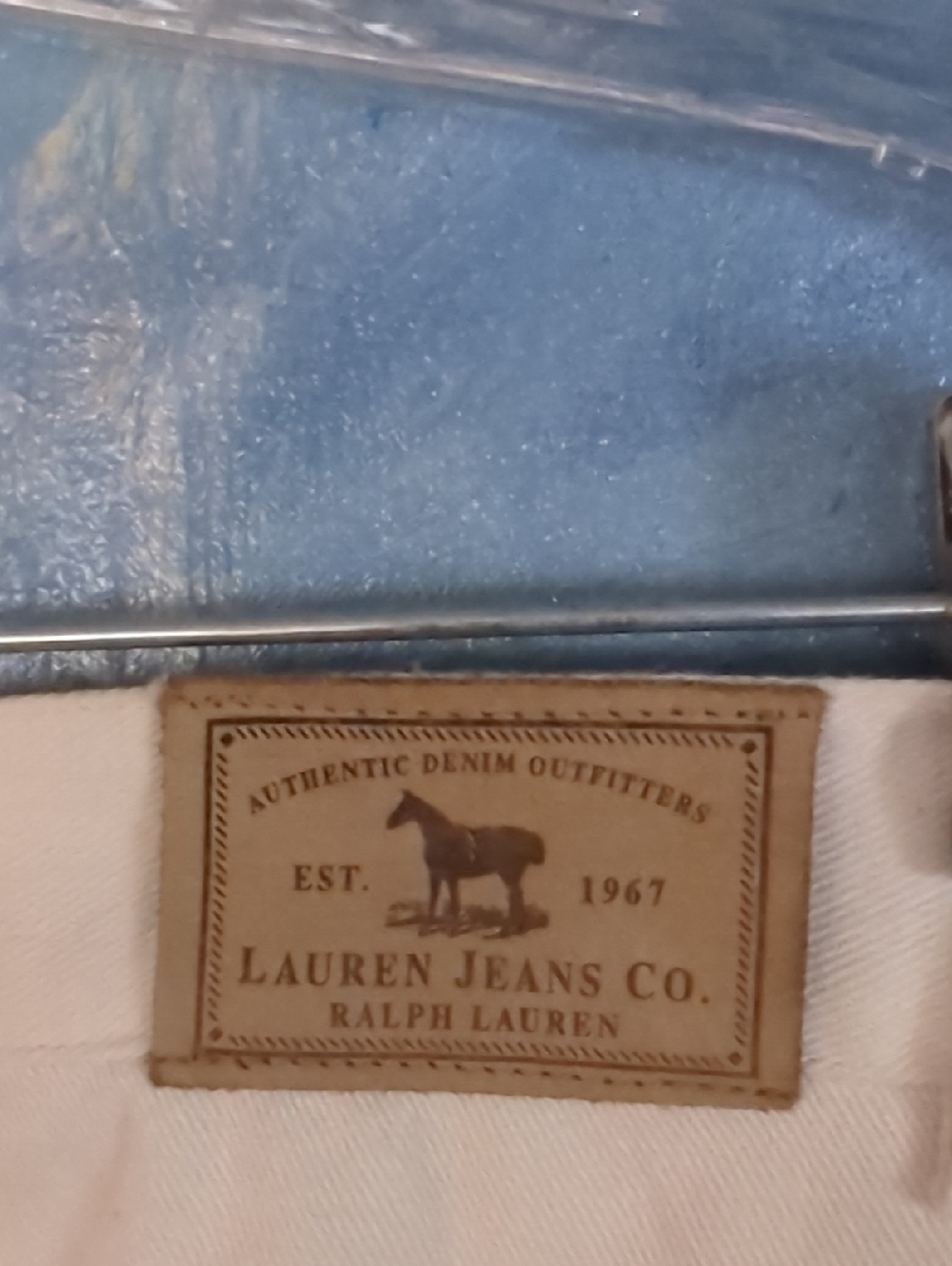 Lauren Jeans Co Ralph Lauren- Women’s Denim With Beaded Design Size 10 - Picture 8 of 16